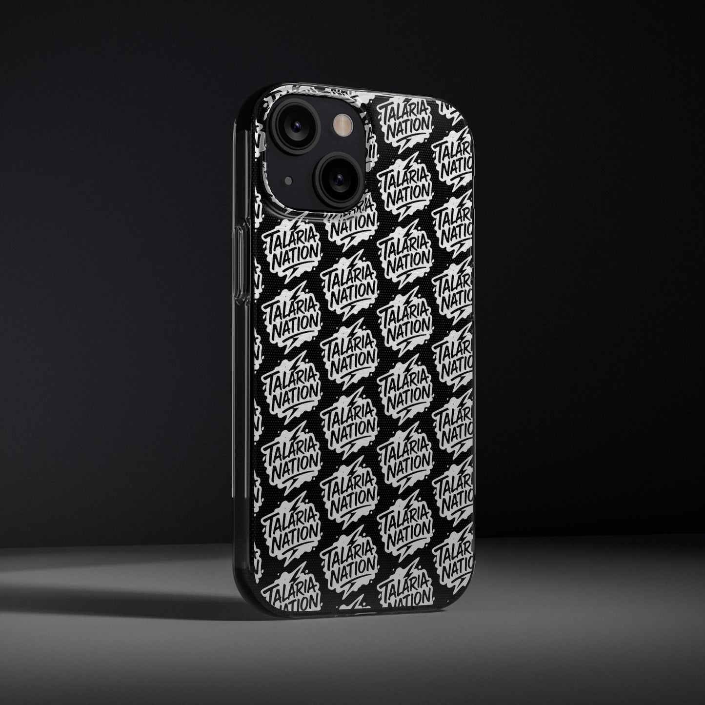 Talaria Nation Soft Phone Case - Trendy Black & White Design