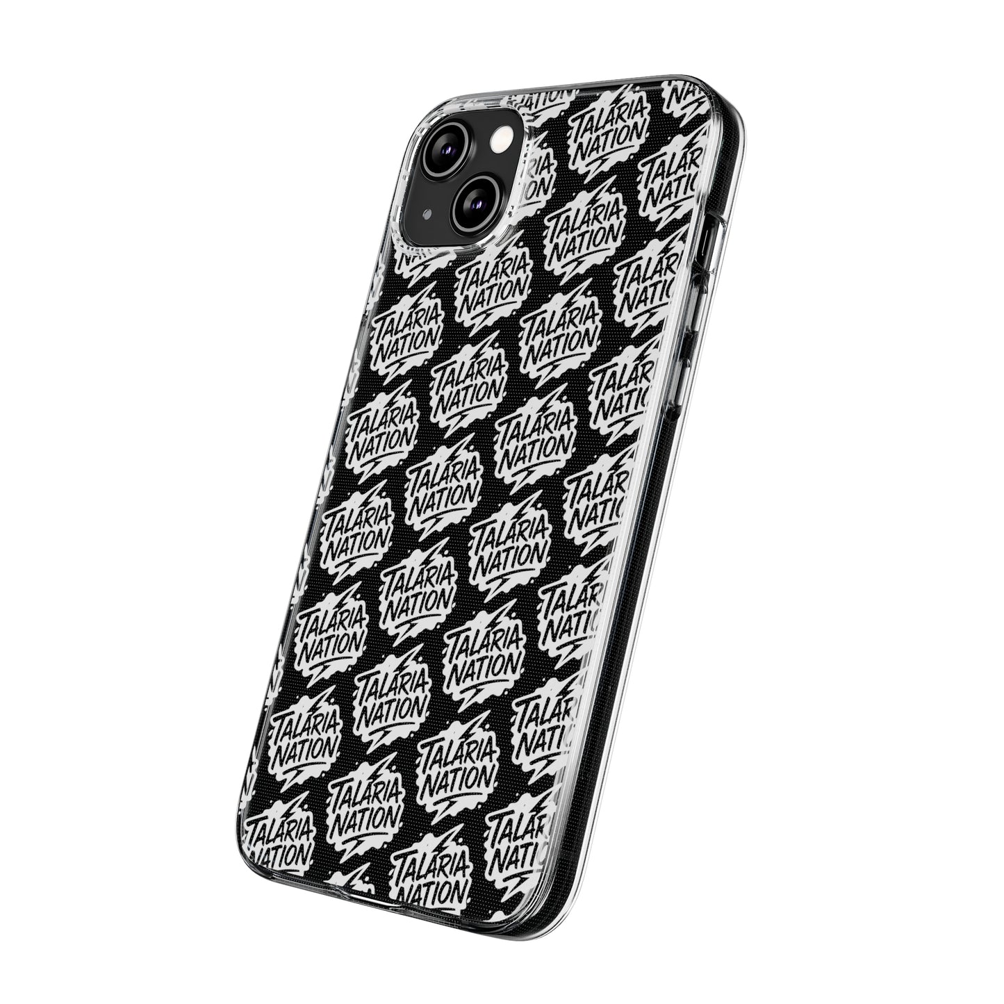 Talaria Nation Soft Phone Case - Trendy Black & White Design