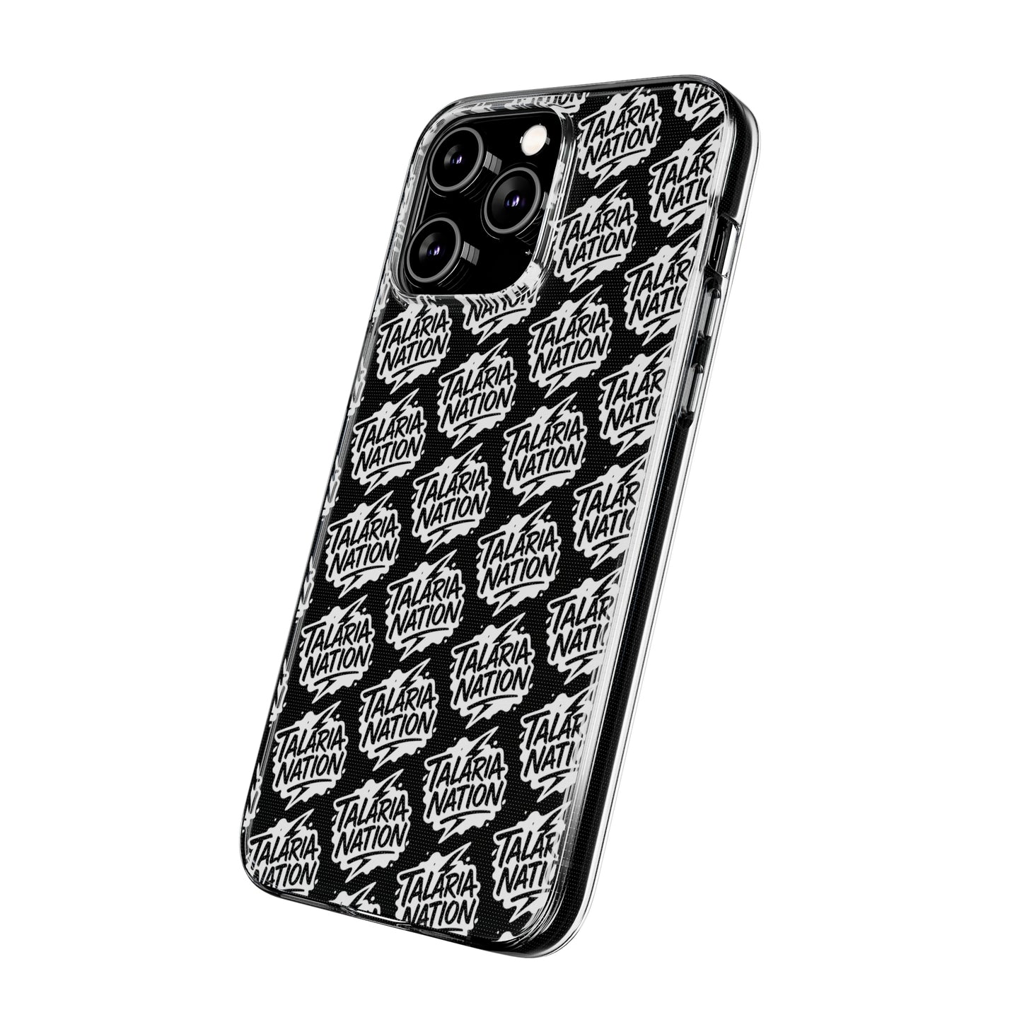 Talaria Nation Soft Phone Case - Trendy Black & White Design