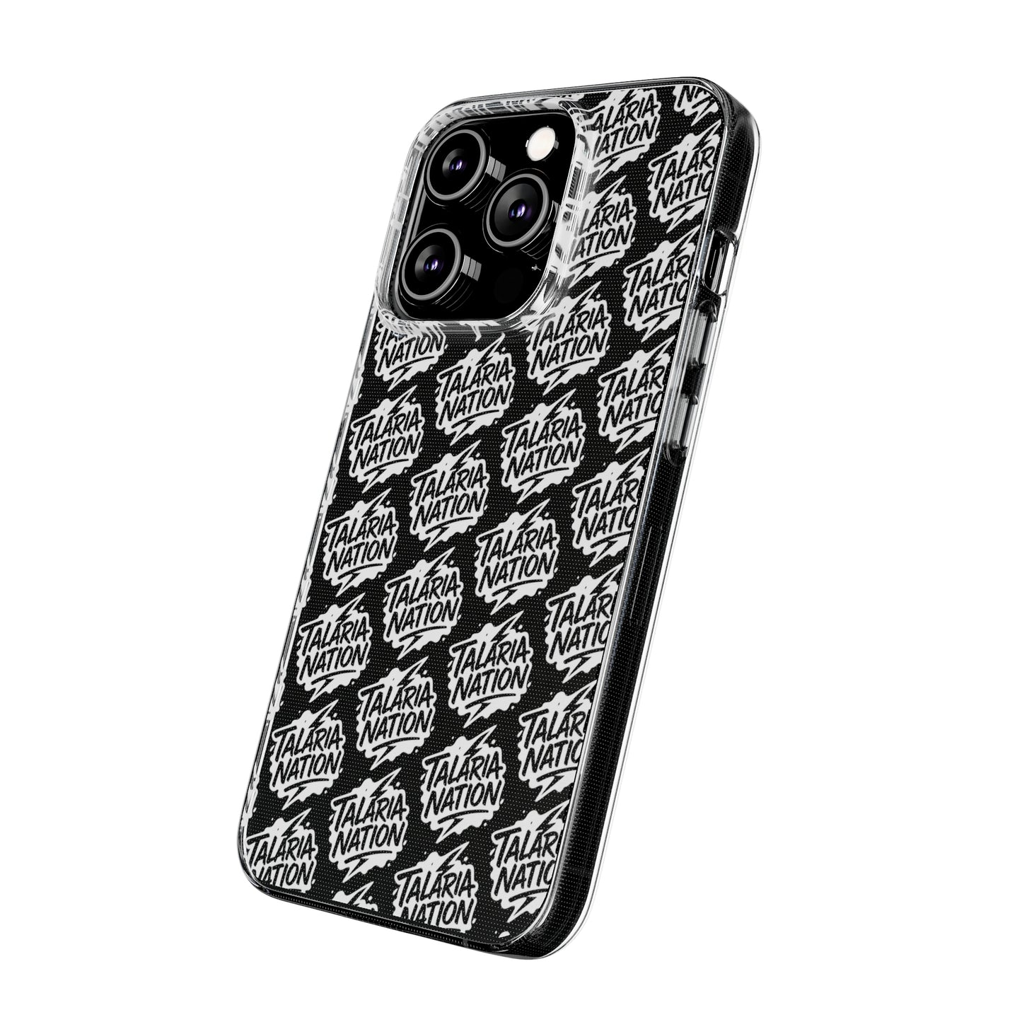 Talaria Nation Soft Phone Case - Trendy Black & White Design