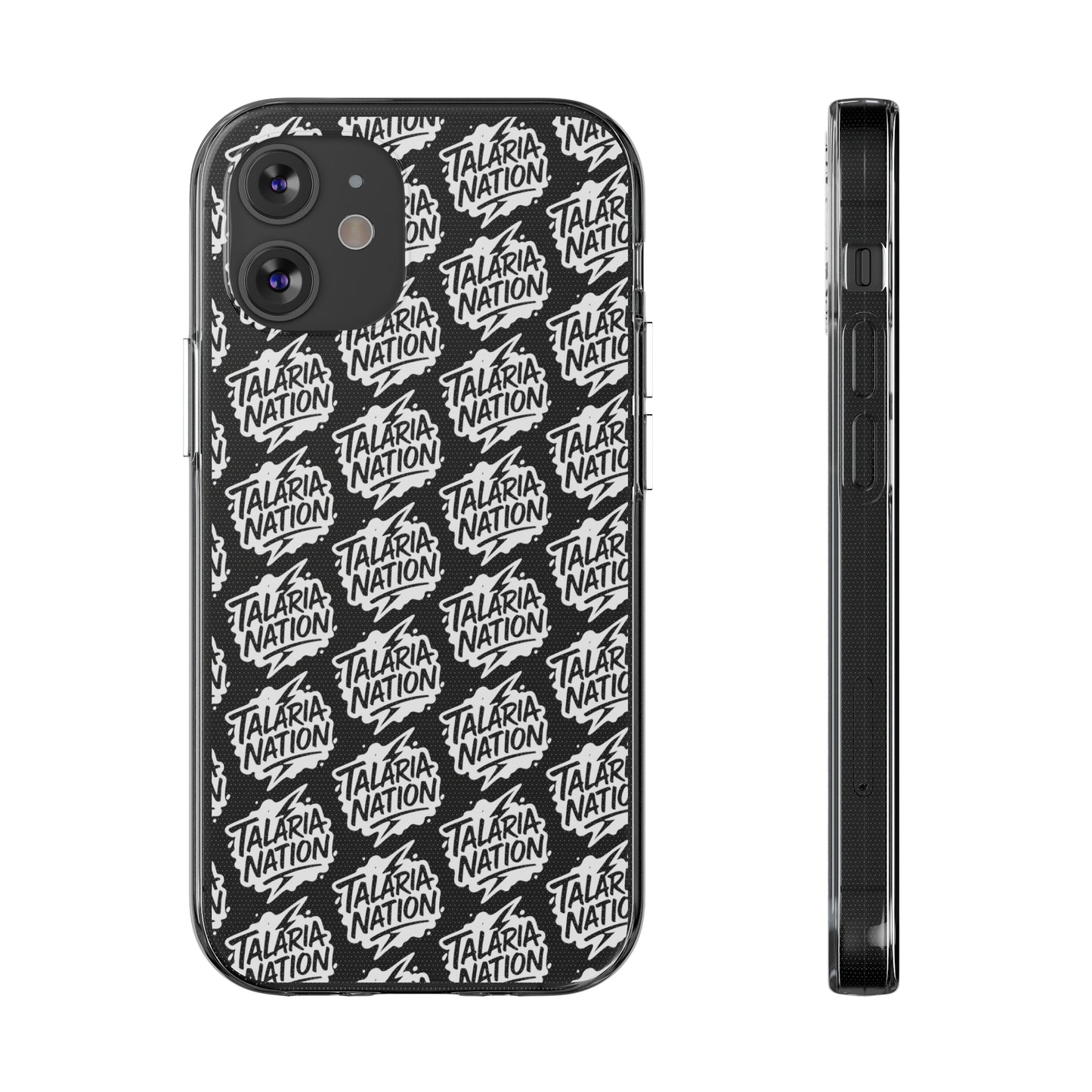 Talaria Nation Soft Phone Case - Trendy Black & White Design