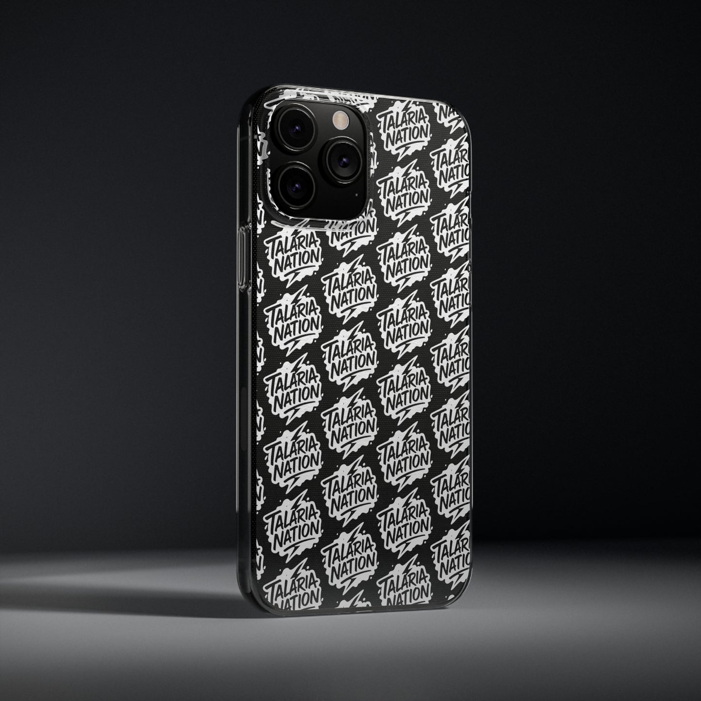 Talaria Nation Soft Phone Case - Trendy Black & White Design