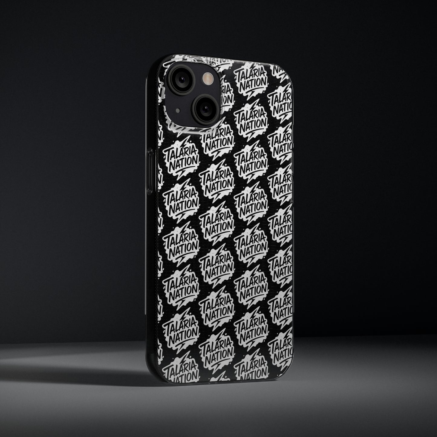 Talaria Nation Soft Phone Case - Trendy Black & White Design