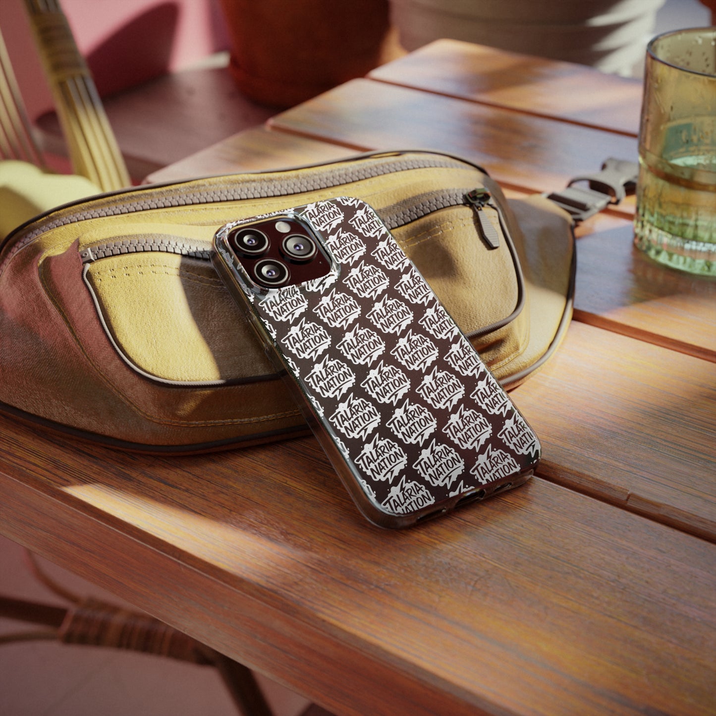 Talaria Nation Soft Phone Case - Trendy Black & White Design
