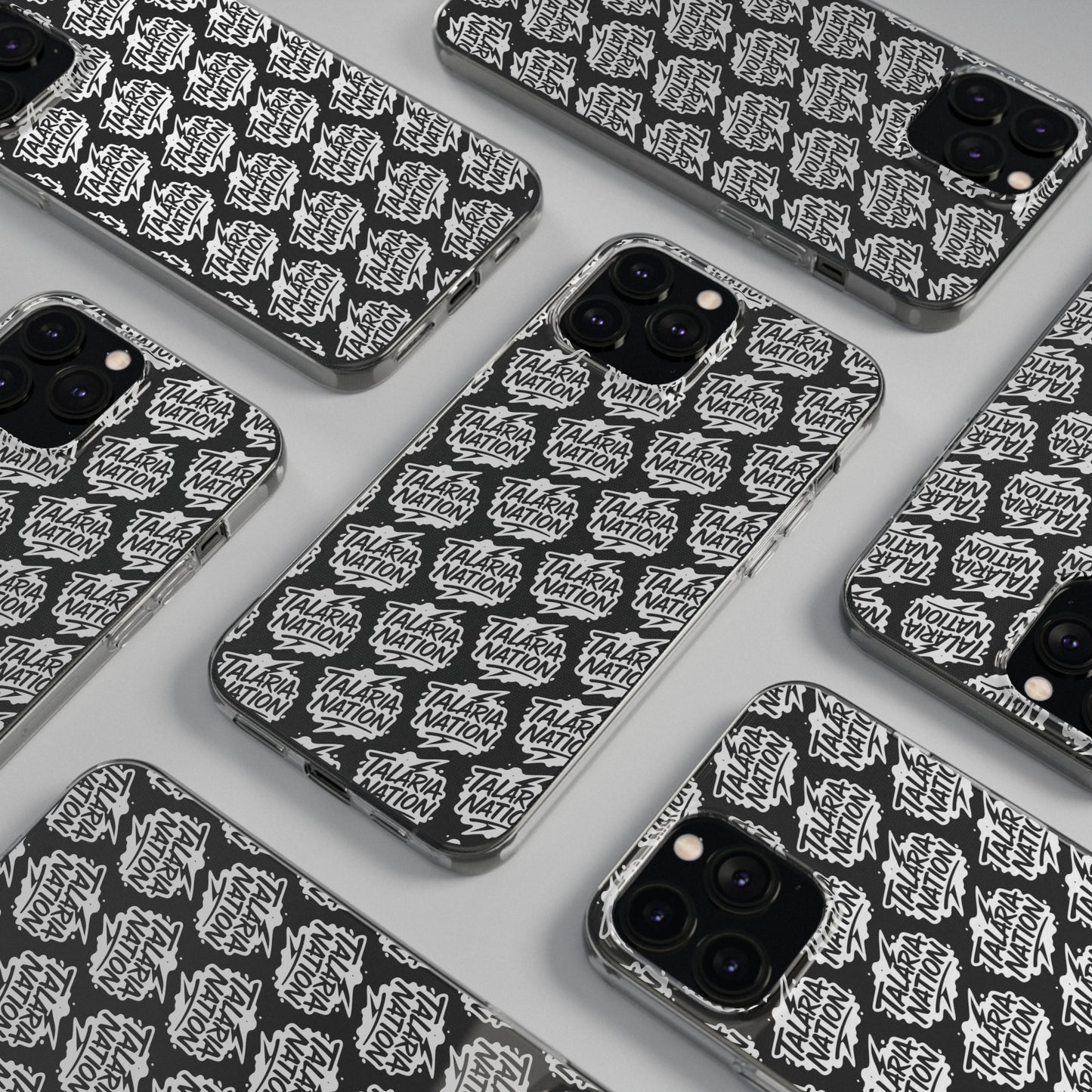 Talaria Nation Soft Phone Case - Trendy Black & White Design