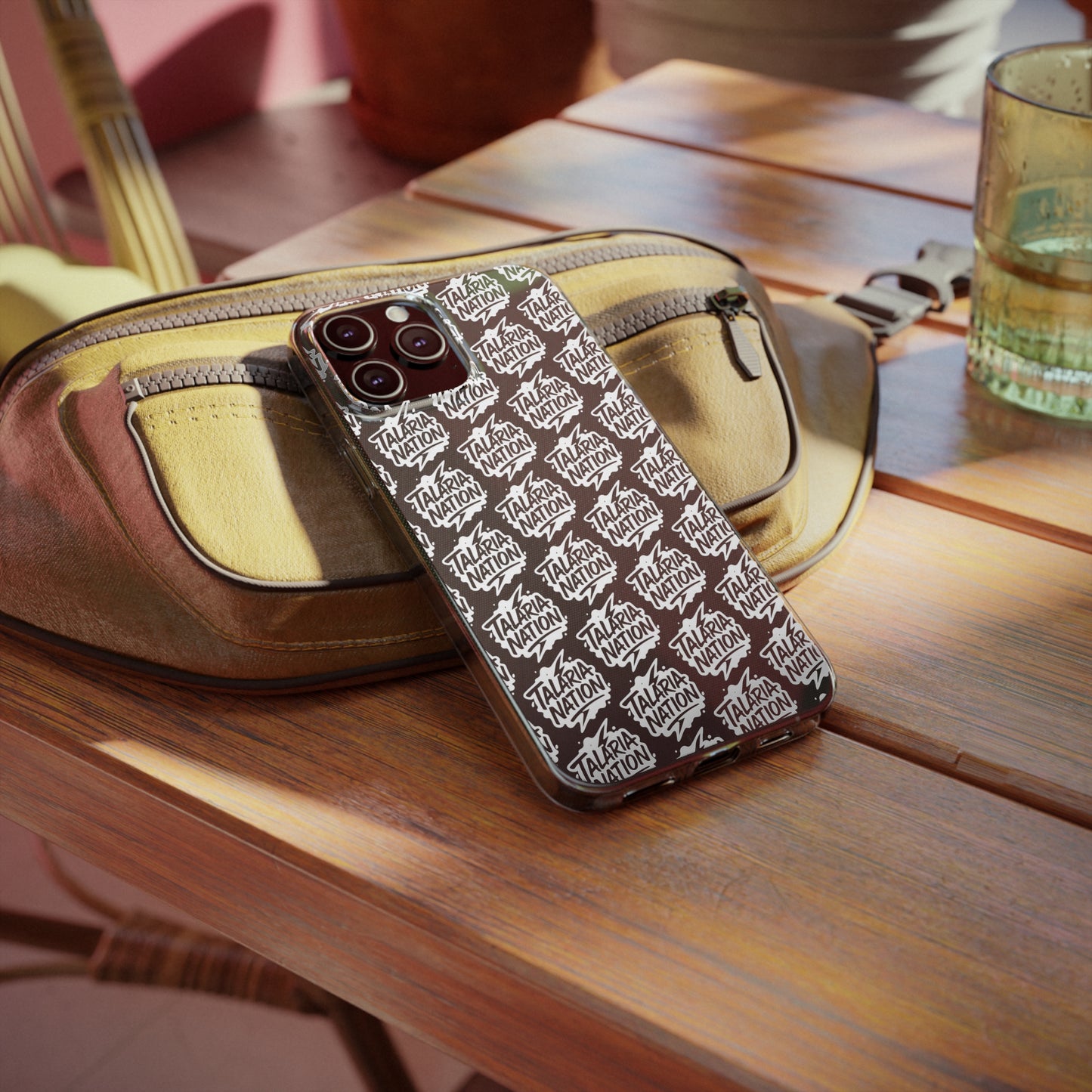 Talaria Nation Soft Phone Case - Trendy Black & White Design